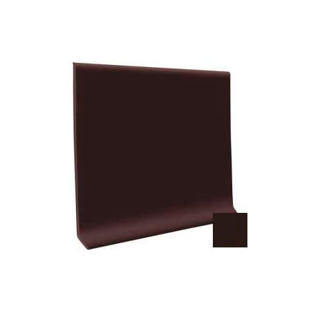Roppe Cove Base Vinyl 4inX1/8inX48in - Brown 40C82P110